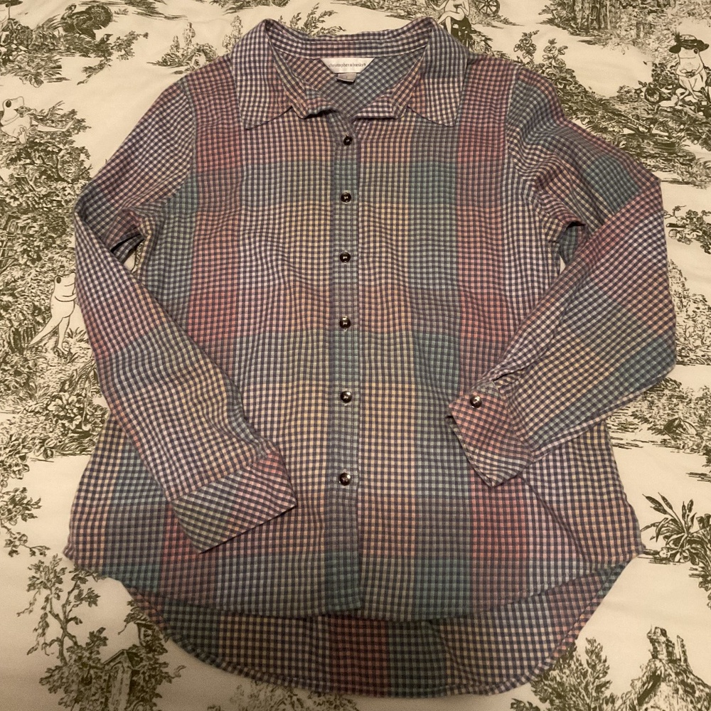 Christopher & Banks flannel shirt, size Small